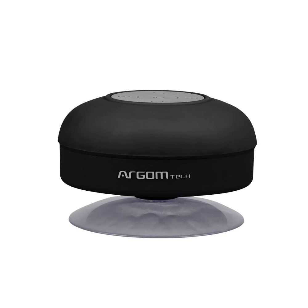 ARGOM TECH AQUA BEATS / BOCINAS INALAMBRICA / RESISTENTE AL AGUA IPX4 / TIEMPO DE USO 3-4 HORA/ COLOR NEGRO